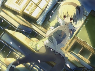 Картинка аниме higurashi no naku koro ni houjou satoko