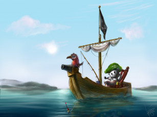 Картинка рисованные животные