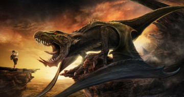 Картинка фэнтези драконы
