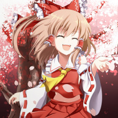 Картинка hakurei reimu аниме touhou
