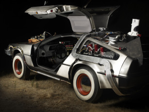 Картинка автомобили фрагменты автомобиля delorean