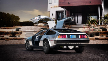Картинка автомобили dmc delorean