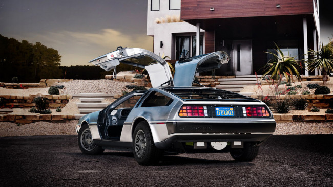 Обои картинки фото автомобили, dmc, delorean