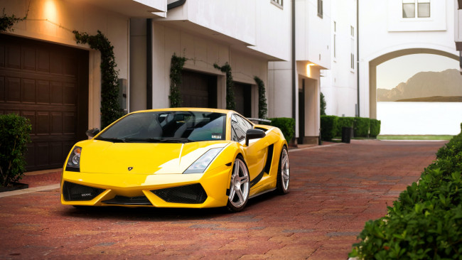 Обои картинки фото lamborghini, gallardo, автомобили, automobili, s, p, a, спортивные, италия