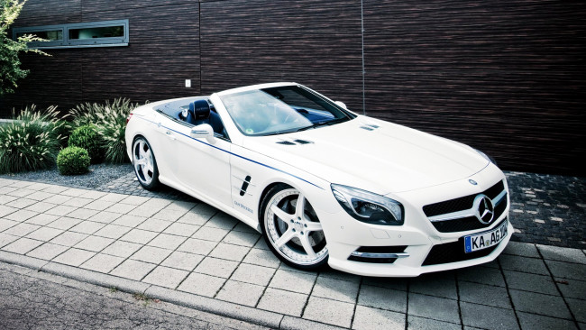 Обои картинки фото mercedes, sl, автомобили, benz, daimler, ag, германия