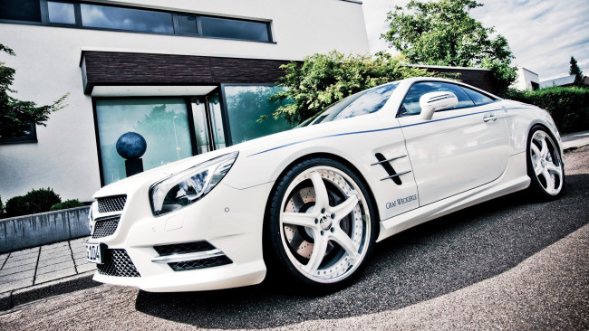 Обои картинки фото mercedes, sl, автомобили, benz, daimler, ag, германия