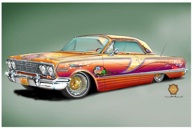 Обои картинки фото автомобили, рисованные, armandomavila