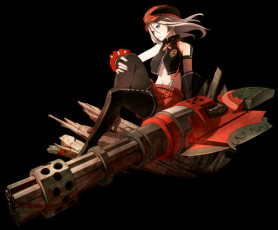 Картинка аниме god+eater шляпа юбка подтяжки alisa ilinichina amiella девушка оружие воин сапоги торп
