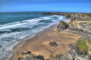 Картинка природа побережье пляж океан