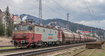 Картинка техника электровозы железная дорога рельсы локомотив состав