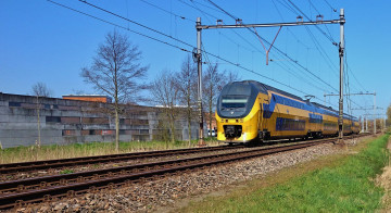 Картинка техника электровозы железная дорога рельсы локомотив состав