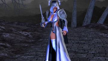 Картинка 3д+графика амазонки+ amazon оружие фон взгляд девушка