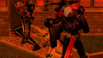 Картинка видео+игры dark+heresy киборг оружие фон взгляд девушки