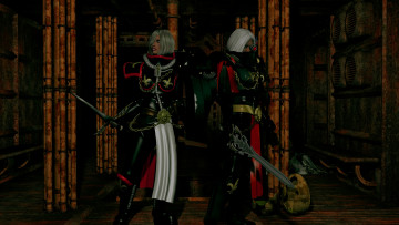 Картинка видео+игры dark+heresy киборг оружие фон взгляд девушка