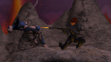 Картинка видео+игры dark+heresy оружие фон взгляд девушки