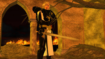 Картинка видео+игры dark+heresy оружие фон взгляд девушка