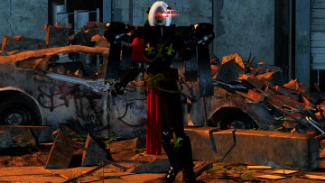 Картинка видео+игры dark+heresy оружие киборг фон взгляд девушка