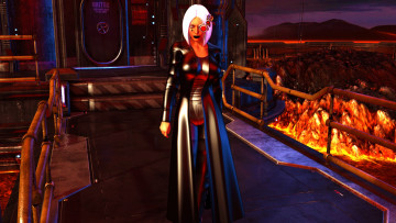 Картинка видео+игры dark+heresy взгляд фон девушка киборг