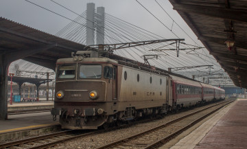 Картинка техника электровозы состав локомотив рельсы дорога железная