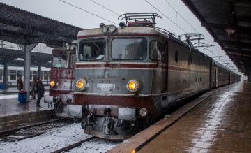 Картинка техника электровозы состав локомотив рельсы дорога железная