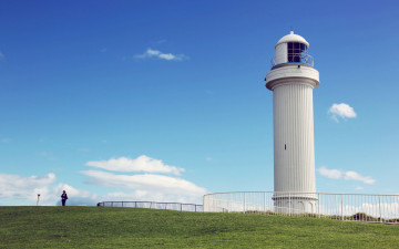 Картинка природа маяки облака небо