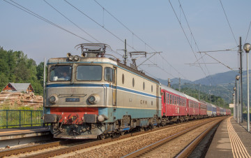 Картинка техника электровозы состав локомотив железная дорога рельсы