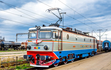 Картинка техника электровозы локомотив рельсы дорога железная состав