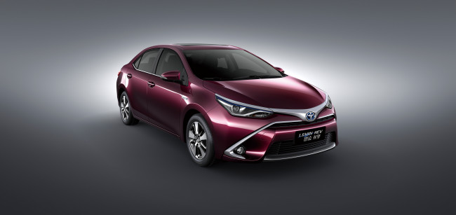Обои картинки фото автомобили, toyota, levin, hev, 2015г