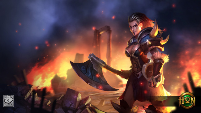 Обои картинки фото видео игры, heroes of newerth, персонаж