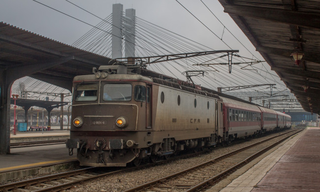 Обои картинки фото техника, электровозы, состав, локомотив, рельсы, дорога, железная