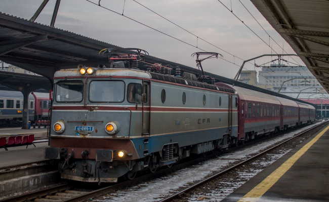 Обои картинки фото техника, электровозы, состав, локомотив, рельсы, дорога, железная