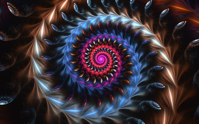 Обои картинки фото 3д графика, фракталы , fractal, цвета, фон, узор