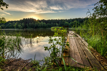 Картинка природа реки озера рассвет