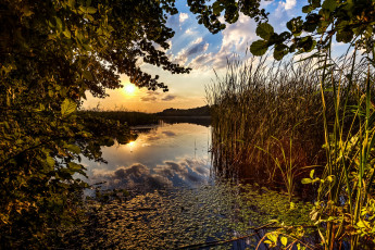 Картинка природа реки озера рассвет