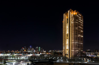 Картинка dallas города -+огни+ночного+города огни ночь