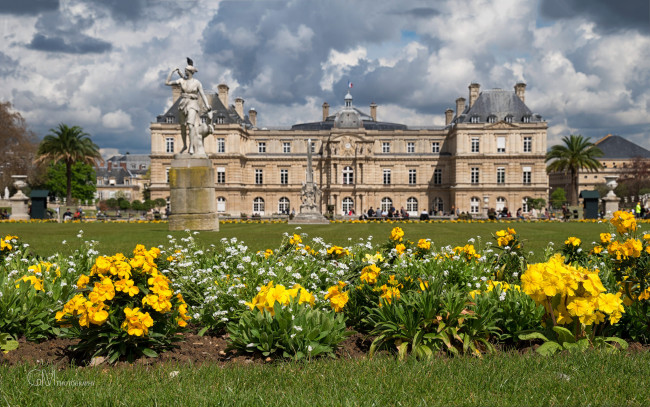 Обои картинки фото города, - дворцы,  замки,  крепости, парк, дворец