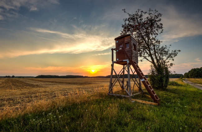 Обои картинки фото природа, восходы, закаты, рассвет