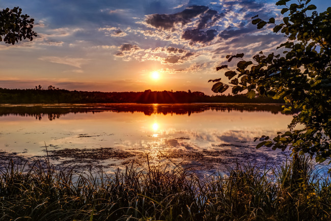 Обои картинки фото природа, восходы, закаты, рассвет