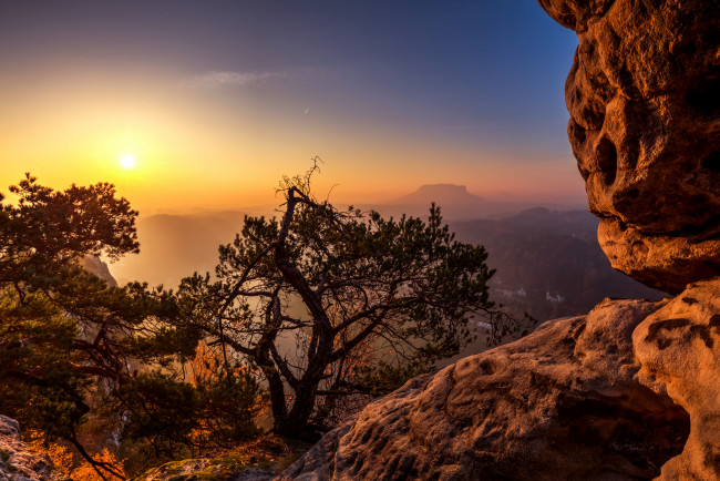 Обои картинки фото природа, восходы, закаты, рассвет