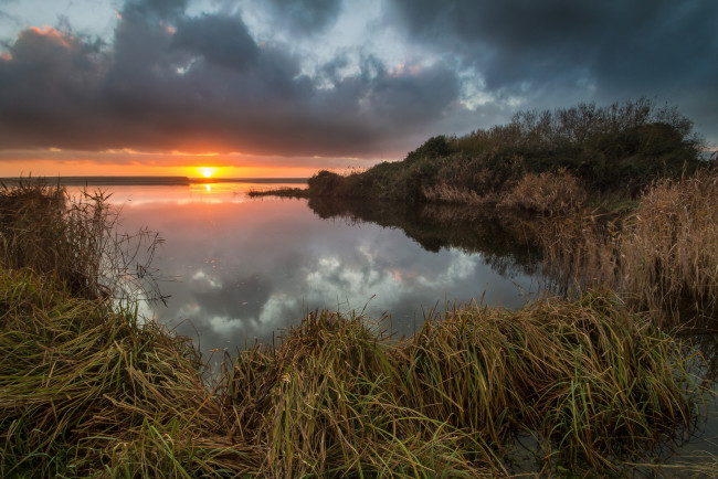 Обои картинки фото природа, восходы, закаты, рассвет