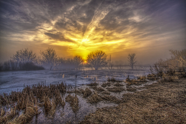 Обои картинки фото природа, восходы, закаты, рассвет