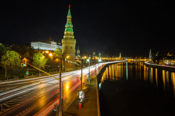 Картинка города москва+ россия московский кремль москва москва-река