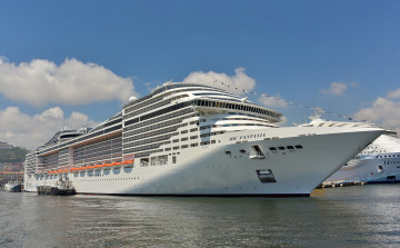Картинка msc+fantasia корабли лайнеры лайнер круиз