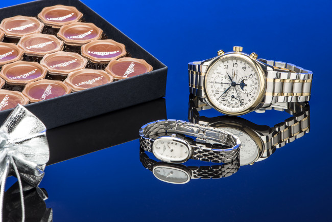 Обои картинки фото бренды, longines, шоколад, часы