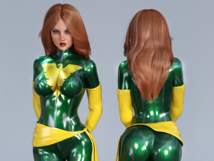 Картинка 3д+графика люди+ people фон взгляд девушка