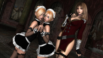 Картинка 3д+графика фантазия+ fantasy фон взгляд девушки