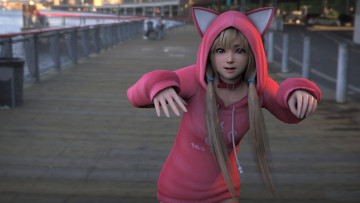 Картинка 3д+графика люди+ people взгляд фон девушка