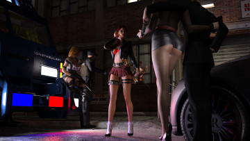 Картинка 3д+графика люди+ people взгляд фон девушка