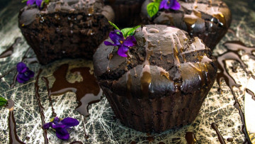 Картинка еда пирожные +кексы +печенье кекс шоколадный