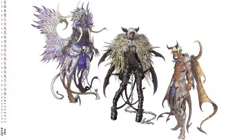 Картинка календари аниме существо